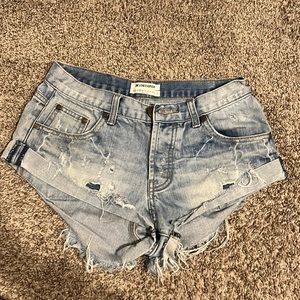One teaspoon jean shorts